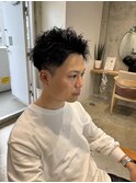 スパイキーショート/爽やか黒髪ショート/ツーブロック