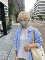 アイリー 名古屋(A/LEE)&nbsp;white beige ブリーチ3回~