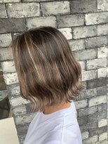 ライズ バイ レボ 柏店(RISE by REVO)&nbsp;インナーグレージュ/マチルダボブ/前髪/ピンクベージュ/柏