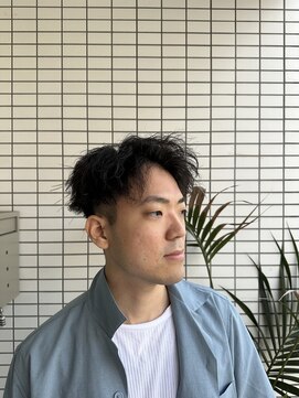 スウェル 船橋店(Swell) ハイライト/マッシュパーマ/ウルフ/アッシュブラック1