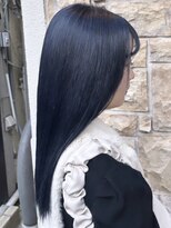 ジェプシー(JPCY)&nbsp;ブルーブラック/韓国風カラー/ストレートロング