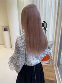 ブリーチハイトーンホワイトミルクティーピンク美肌カラー