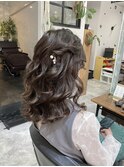 大人可愛いヘアセット