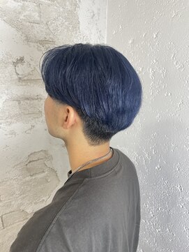 プライズ 成増店(prize) 韓国風ネイビーカラーマッシュスタイル成増