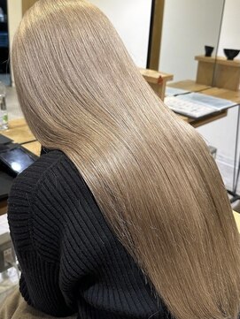 ブランニューロミエ 野田阪神店(Brand new lomie) ミルクティーカラー/ハイトーン/美髪カラー/ケアブリーチ