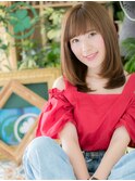 甘さと上品さ大人かわいいオレンジカラーh3上尾10代20代30代