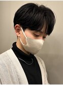 シースルーマッシュナチュラルマッシュメンズ韓国ツーブロック