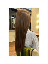 エルサフィロ キタハマ(el zafiro kitahama)&nbsp;20×30×40代×くすみオレンジブラウン×ケアTR×ツヤ感UPロング