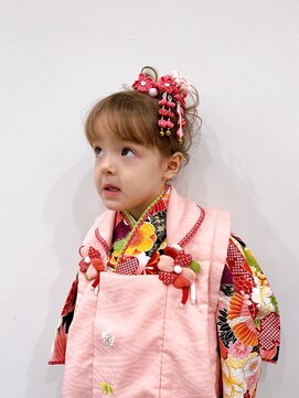 ジラ ヘアアンドメイク(girra HAIR&MAKE) 七五三着付けヘアセット