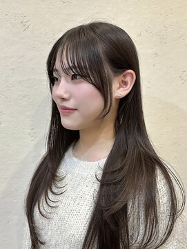 アンカーバイナチュラル(anchor by natural) 韓国風/レイヤー/小顔/前髪カット/髪質改善/グレージュ/透明感