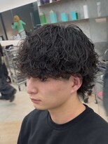 波巻きスパイラルパーマツイストスパイラルパーマウルフ名古屋栄