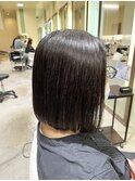 ◇縮毛矯正◇乾かしただけで内に入るボブ【北川】