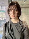 クラゲヘアー/小顔に見せるヘア/ココアベージュ/銀座