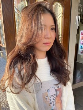 2丁目3番地美容室 ブリーチなし*ブラウンベージュ