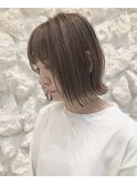 #ミニボブ＃ベージュ#耳掛け#TOKIOトリートメント