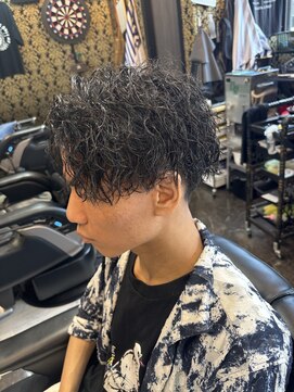 センターパートツイスパ