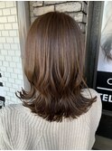 ツヤ感ショコラカラー