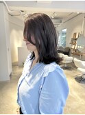 大人ミディアムレイヤースタイル