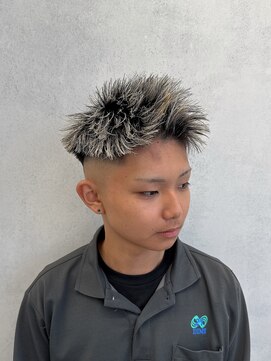 ルースト 西院店(ROOST) ジェットフェード×ホワイトハイライト