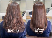 ポンパデュール(Pompadour)の雰囲気（【髪質改善ストレート】髪のダメージを最小限に抑えて艶髪に♪）