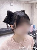立体リボンクラゲヘア/心斎橋ヘアセット