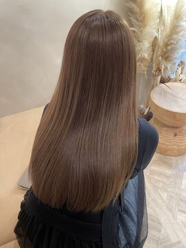 ラヴィズム 長岡店(LUVISM) 韓国/顔周りレイヤー/ダブルカラー/ベージュ/前髪新潟長岡宮関