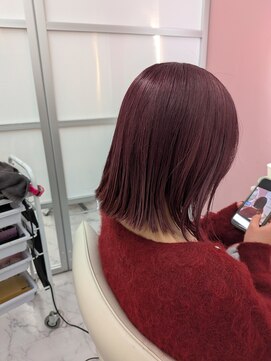 ビンナ(BINNA) ブリーチ有りピンクラベンダーカラー