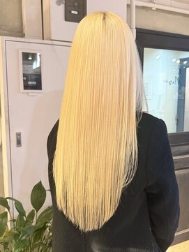 マジコ 原宿(Magico) ボブ/ブロンド/ベージュカラー/ブリーチ/ダブルカラー/原宿