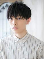 グルーミングサロン バーバー キャッスル 北浦和西口(Grooming salon Barber Castle)&nbsp;アッシュブラック刈り上げリクルートショートマッシュa北浦和