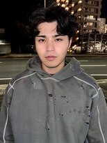 ナービス(NARVIS) メンズ/フェザーパーマ/マッシュショート
