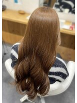 ライフビィ チャーム(Lifebe Charm)&nbsp;ブリーチなしWカラー×ミルクティーブラウン