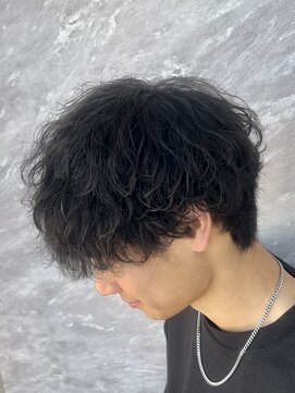 グロップ 町田(GLOP) ナチュラル質感メンズ波巻きパーマ