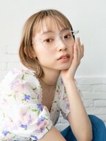 ラカトッカ 中目黒(LAKA TOCCA) ハイトーン韓国風切りっぱなしボブ