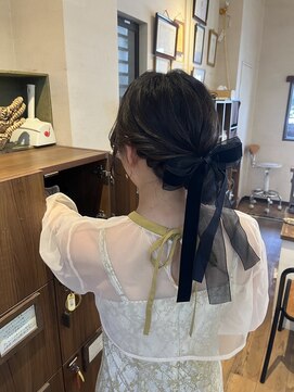 ココカラヘアー ニコ(cococara hair nico) ヘアセット/お呼ばれヘア/結婚式ヘア/ミディアム