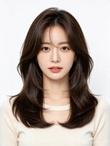 エイチ ウルフカット 大阪梅田(811)&nbsp;ミルクティーベージュショートボブシースルーマッシュパーマ50代