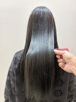 ヘアーライズ 池袋東口店(hair RISE)&nbsp;ハイスペックストレートメテオカラーブルージュ30代40代50代