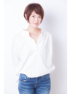 ジャン クロード ビギン 表参道店(JEAN CLAUDE BIGUINE) 大人可愛いショートバング    20代30代40代  前髪