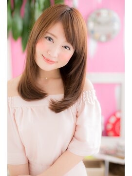 ミック ヘアアンドビューティー 大山店(miq Hair&Beauty) 上司ウケ♪”オフィスミューズ”ストレートa