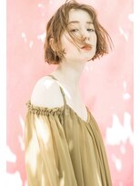ヘアーアンドアトリエ マール(Hair&Atelier Marl)&nbsp;【Marl】無造作な質感のボブスタイルです♪