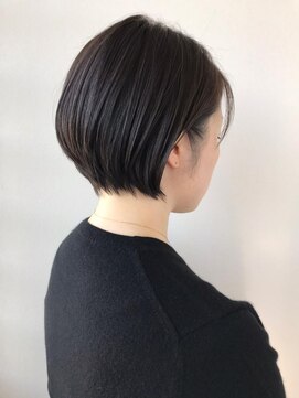 ヘアーアンドスパ フェリーチェ ミチ 野田屋町店(HAIR&SPA felice MICHI) 【feliceMICHI島田和也】大人耳かけショートボブ