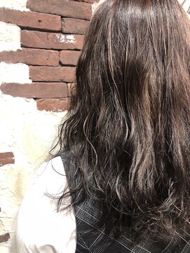 ヘアー クリエイト カルバリ(HAIR CREATE Calbari) コテ風パーマ×ピンクブラウンカラー