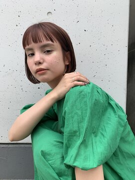 ロイジー(roijir) 【表参道　roijir】ミニボブ×暖色カラー