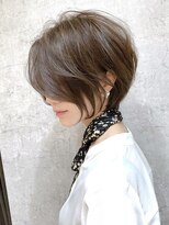 バンプ ギンザ(BUMP GINZA)&nbsp;ハイライト×アッシュグレージュ×ひし形30代【安野】★