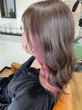 シャラ美容室 インナーpink