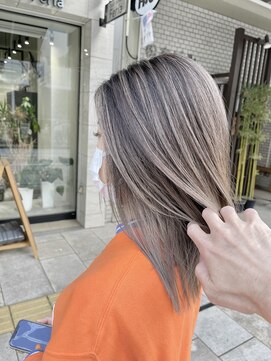 フェリア 松山(Feria) 【Feria松山】筋感グレージュバレイヤージュ“石田幸輔”