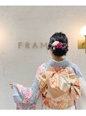 大人可愛い卒業式ヘアアレンジ