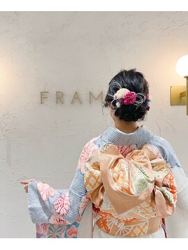 フレーム ヘア ルーム 天王寺駅前店(FRAME hair room) 大人可愛い卒業式ヘアアレンジ
