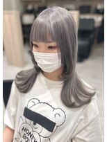 アッシュ 八王子店(Ash)&nbsp;ウルフ/シルバー/ブリーチ/イルミナカラー/韓国/ダブルカラー