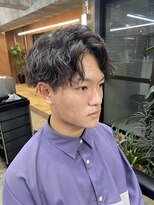 ロンドガルマン 名古屋(Lond GULLMAN) 【Lond GULLMANHide】MEN'S HAIR/波打ちパーマ/メンズカット