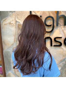 ナチュラルハイセンス 本店(natural high sense) ゆるふわロング×ツヤ系ビオラカラー☆似合わせカット/町屋駅